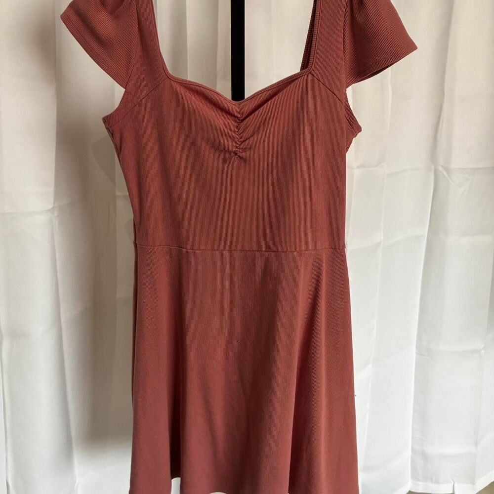 Wild-fable Women's Pink and Orange Dress